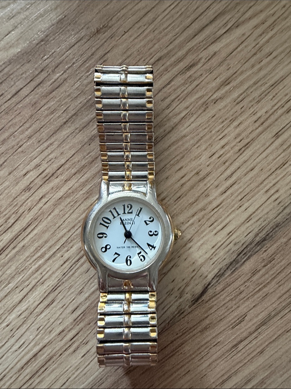 Anne Klein Two-Tone Bracelet Watch - Gold & Silver needs battery